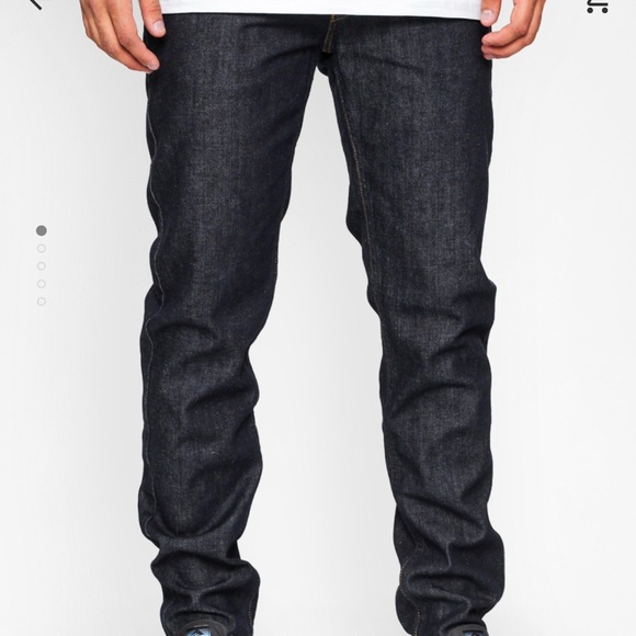 Men’s Vans White Oak Pants V46 Taper - navy blue (raw indigo). 30x32 - Picture 2 of 6